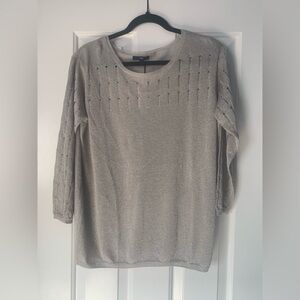 GAP Gray Crew Neck Sweater